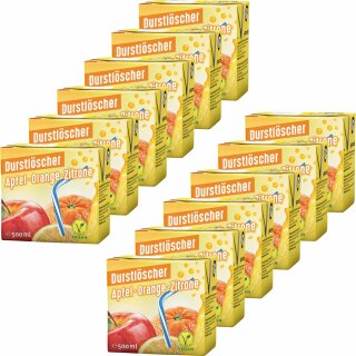 Durstlöscher Apfel-Orange-Zitrone (12x500ml Pack)
