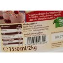 Schwartau Dessert Sauce Himbeer (1x1,55l Flasche)
