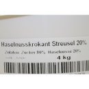 Haselnuss-Krokant-Streusel 20% (4 kg Eimer)
