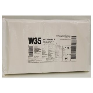 Kondima W35 Weiße Milchschokolade Kuvertüre (2,5kg Block)