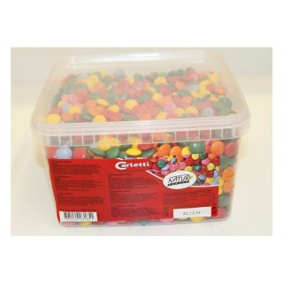 Carletti bunte Schokolinsen (2,5Kg Dose)