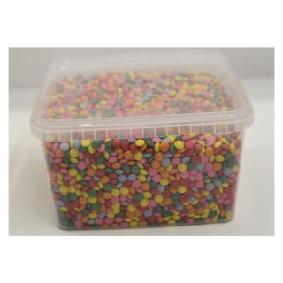 Zolkov farbige Mini Schoko Linsen (2,5Kg Dose)