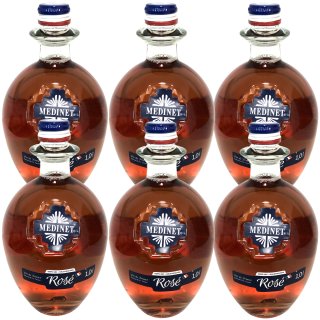 Medinet FRZ halbtrocken rose Rosewein Vin de France 6er Pack (6x1 Liter)