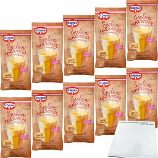 Dr. Oetker Seelenwärmer Vanille 10er Pack (10x58g Beutel) + usy Block