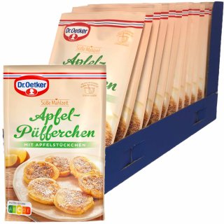 Dr. Oetker Süße Mahlzeit Apfel Püfferchen mit Apfelstückchen VPE (13x152g Packung)