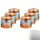 La Saunier de Camargue Fleur de Sel mit Tomate Basilikum Bio 6er Pack (6x125g Packung) + usy Block
