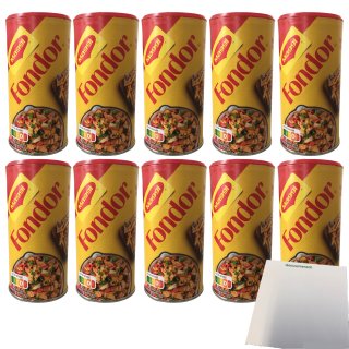 Maggi Fondor Streuer 10er Pack (10x200g Dose) + usy Block