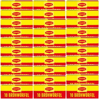 Maggi Brühwürfel VPE 30x10 Stück (30x40g Packung)