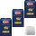 Barilla Mini Penne Rigate 3er Pack (3x500g Packung) + usy Block