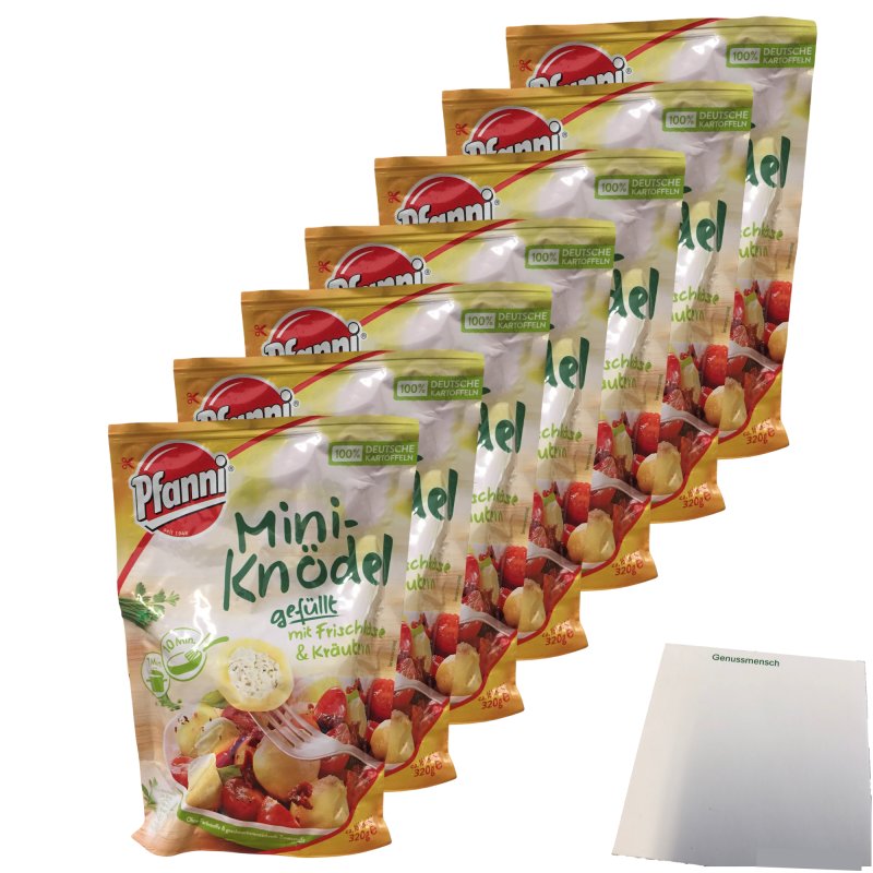 Pfanni MiniKnödel gefüllt mit Frischkäse und Kräutern ca. 16 Knödel