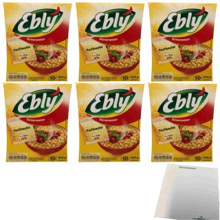 Ebly Original Sonnenweizen 4 Kochbeutel 6er Pack (6x500g Packung) + usy Block