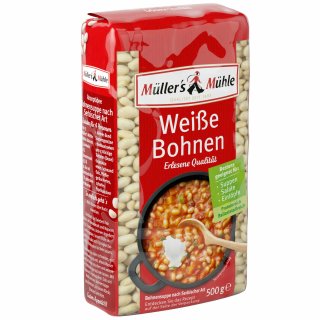 Müllers Mühle Weisse Bohnen VPE (7x500g Packung)