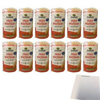 Alnatura Bio Maiswaffeln 12er Pack (12x110g Packung) + usy Block