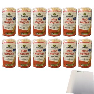 Alnatura Maiswaffeln 12er Pack (12x110g Packung) + usy Block