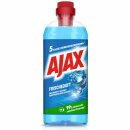 AJAX Allzweckreiniger Frischeduft 6er Pack (6x1L Flasche) + usy Block