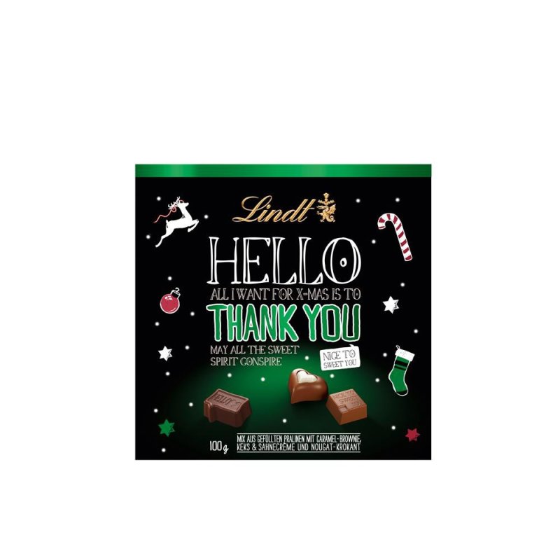 Lindt Hello Chocolate Bits Xmas (100g)