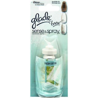 Glade by Brise Sense&Spray Automatikspray Nachfüller  Fresh cotton (18ml Flasche)