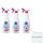 Chante Clair Sgrassatore con Candeggina 3er Pack (3x625ml Sprühflasche Fettlöser mit Bleiche) + usy Block