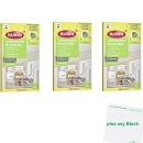 RUBIN Lebensmittel Mottenfalle 3er Pack (3x2St) + usy Block