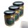 Wolfram Berge Tessiner Senfsauce "Feige" 3er Pack (3x200ml Glas) + usy Block