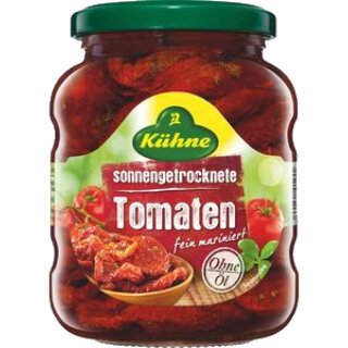 Kühne Sonnengetrocknete Tomaten (ATG 200g, 340g Glas)