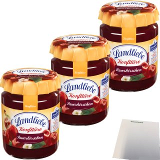 Landliebe Konfitüre Sauerkirschen 200g Glas 4002575311105 4002575311099