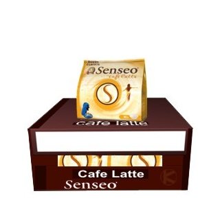 Kaffeepads Senseo Milchkaffee "Cafe Latte", 10x 10 St.