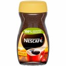 Nescafé Classic Mild löslicher Bohnenkaffee (mit feinen Arabica Kaffeebohnen, kräftiger Instant-Kaffee, für ca. 80 Tassen) 1 x 200g Glas