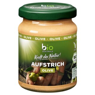 biozentrale Aufstrich Olive (125g Glas)