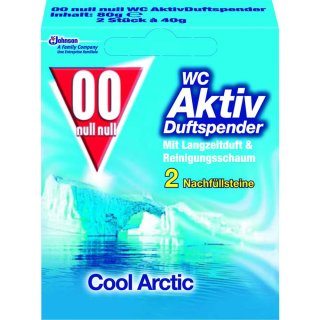 00 null null WC Aktiv DuftSpender Nachfüller Cool Arctic (2x40g)