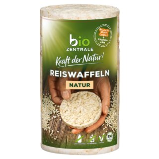 biozentrale Reiswaffeln Natur (100g Packung)