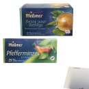 Meßmer Pfefferminztee (25 Teebeutel) + Meßmer Detox (20 Teebeutel) + usy Block