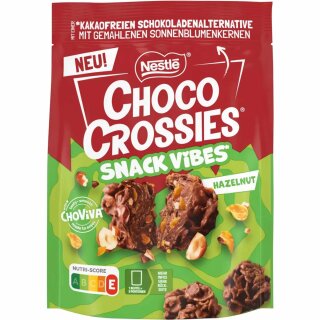Nestle Choco Crossies Snack Vibes Salted Hazelnut (100g Packung)