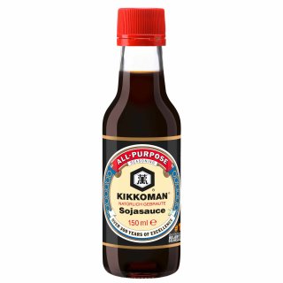 Kikkoman Soja-Sauce (150ml Flasche)