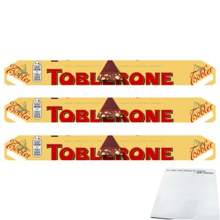 Toblerone Tafel Milchschokolade 3er Pack (3x100g Packung) + usy Block
