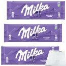 Milka Alpenmilch 3er Pack (3x250g Großtafel) + usy...