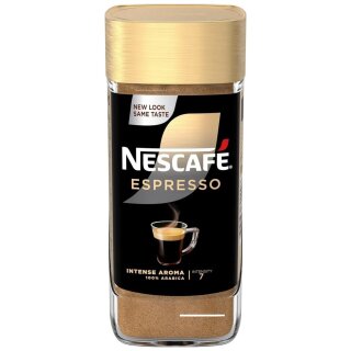 Nescafe Typ Espresso löslicher Kaffee (100g Glas)