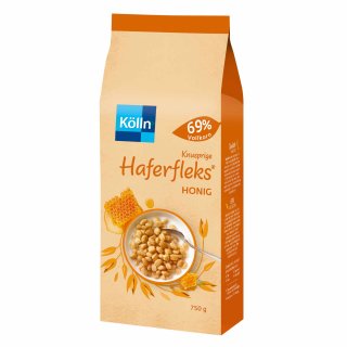 Kölln Vollkorn Haferfleks Knusper-Honig (750g Beutel)