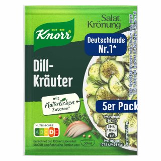 Knorr Salatkrönung Dill-Kräuter Salatdressing 5er-Pack 45g
