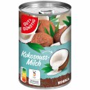 Gut&Günstig Kokosnussmilch Cremig mit 21% Fett und 72% Kokosnussfleisch 3er Pack (3x400g Dose) + usy Block