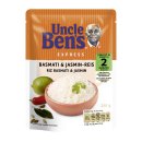 Uncle Bens Express Basmati & Jasmin-Reis (250g Beutel)