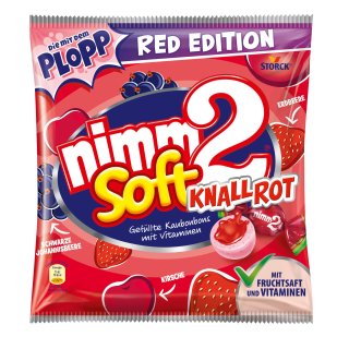 Storck Nimm2 Soft Knallrot (240g Packung)