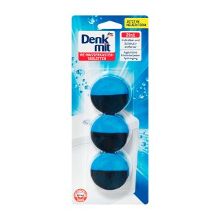 Denkmit WC Wasserkasten Tabletten 2in1 Entkalker & Reinigung (3 St Packung)