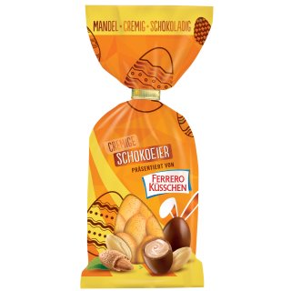 Ferrero Küsschen Cremige Schokoeier mit Mandel (100g Tüte)