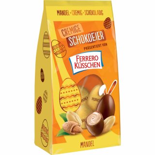 Ferrero Küsschen Cremige Schokoeier mit Mandel (100g Tüte)