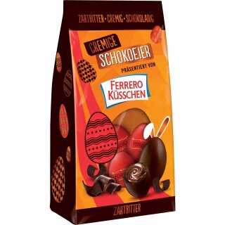 Ferrero Küsschen Cremige Schokoeier Zartbitter (100g Tüte)