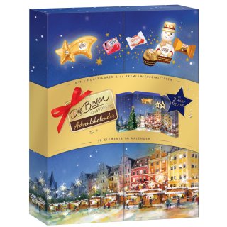 Adventskalender Die Besten von Ferrero Premium mit 2 Hohlfiguren (365g)
