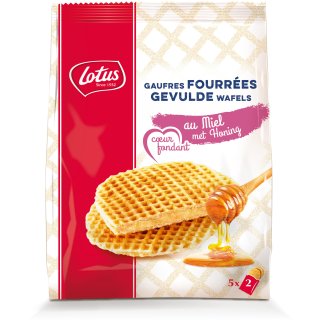 Lotus Gebäck gevulde Wafels 40x2 Stck. (gefüllte Waffeln mit Honig)