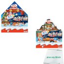 Ferrero Kinder Maxi Mix Adventskalender 2020 Doppelpack (2x351g) mit beiden Motiven: Nordpol und Weihnachtstheater + usy Block