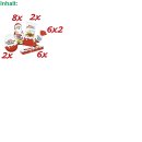 Ferrero Kinder Maxi Mix Adventskalender 2020 Doppelpack (2x351g) mit beiden Motiven: Nordpol und Weihnachtstheater + usy Block